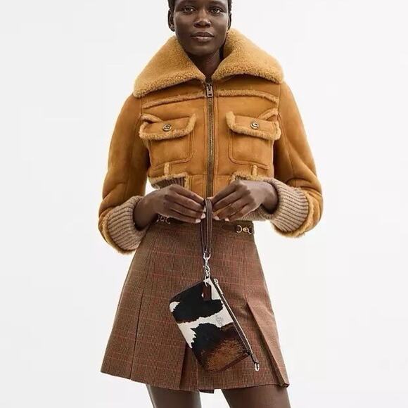 NWT COACH Nolita 19 With Cow Print CCV61, cow printed haircalf/Sv/Cow Multi - Picture 11 of 12